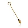 Cocktail Stirrer - Forged Brass with Loop