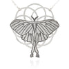 Seed of Life Luna Moth Pendant