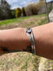 Luna & Feather Cuff Bracelet