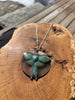 Green Copper Luna Moth Pendant