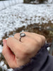 Milgrain Edge Tiger Swallowtail Wing Ring