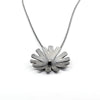 Aster Flower Sterling Silver Pendant