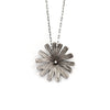 Aster Flower Sterling Silver Pendant