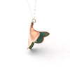Azalea Pendant in Green Copper