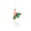 Azalea Pendant in Green Copper