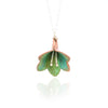 Azalea Pendant in Green Copper