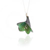Azalea Pendant in Darkened Green Copper