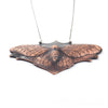 Copper Cecropia Moth Pendant
