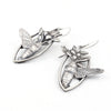 Clearwing Hummingbird Moth Dangle Earrings