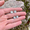 Luna Moth Wing Stud Earrings