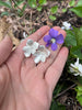 Violet Dangle Earrings