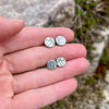 Tiger Swallowtail Butterfly Wing Stud Earrings