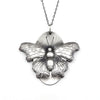 Silver Eastern Comma Butterfly Pendant