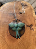 Green Copper Luna Moth Pendant