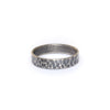 Wide Hammered Ring