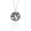 Honey Bee Dome Necklace