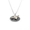 Honey Bee Dome Necklace