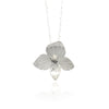 Hydrangea Sterling Silver Pendant