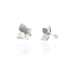 Hydrangea Stud Earrings Silver