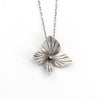 Hydrangea Sterling Silver Pendant