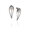 Ladybug Stud Dangle Earrings