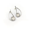 Monarch Wing Shell Swirl Earrings