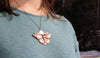 Copper Monarch Butterfly Pendant