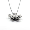 Nesting Phlox Flower Sterling Silver Pendant