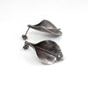 Peace Lily Stud Earrings in Sterling Silver