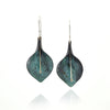 Peace Lily Dangles in Dark Green Copper