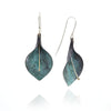 Peace Lily Dangles in Dark Green Copper