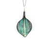 Peace Lily Pendant - Dark Green Copper