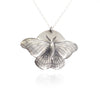 Silver Polyphemus Moth Pendant