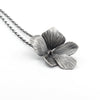 Violet Flower Sterling Silver Pendant