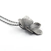 Violet Flower Sterling Silver Pendant
