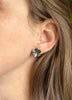 Wild Strawberry Flower Stud Earrings