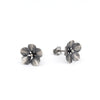 Wild Strawberry Flower Stud Earrings
