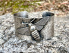 Clearwing Hummingbird Moth Cuff Bracelet