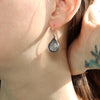 Monarch Wing Closeup Dangle Earrings