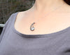 Monarch Wing Shell Swirl Necklace