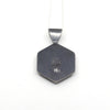 Monarch Wing Circle Hexagon Necklace