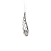 Tiger Swallowtail Wing Circle Teardrop Necklace
