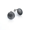 Dome Stud Earrings in Sterling Silver