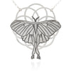 Seed of Life Luna Moth Pendant