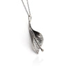 Peace Lily Pendant in Sterling Silver